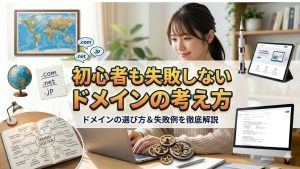 初心者も失敗しないドメインの考え方