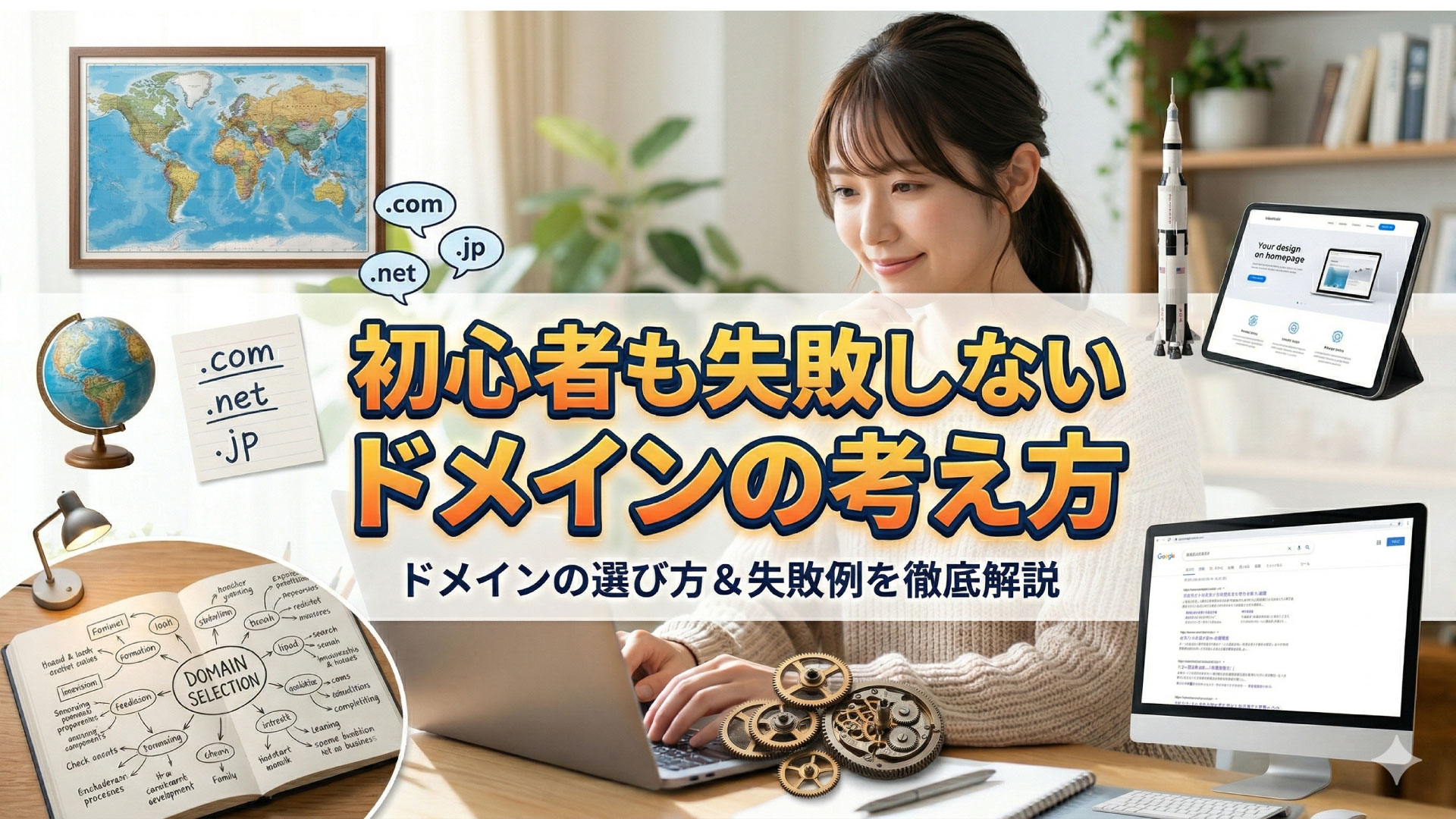 初心者も失敗しないドメインの考え方